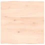 Solid oak wood table top with natural edge 60x60x2 cm by vidaXL, Table tops - Ref: Foro24-363869, Price: 37,12 €, Discount: %