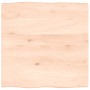 Tischplatte aus massivem Eichenholz mit Naturkante 60x60x2 cm von vidaXL, Tischplatten - Ref: Foro24-363869, Preis: 42,87 €, ...