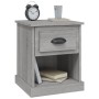 Nachttische 2 Stück graues Sperrholz 39x39x47,5 cm von vidaXL, Nachttische - Ref: Foro24-816141, Preis: 57,54 €, Rabatt: %