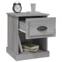 Nachttische 2 Stück graues Sperrholz 39x39x47,5 cm von vidaXL, Nachttische - Ref: Foro24-816141, Preis: 57,54 €, Rabatt: %