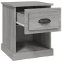 Bedside tables 2 pcs gray plywood 39x39x47.5 cm by vidaXL, Nightstands - Ref: Foro24-816141, Price: 56,97 €, Discount: %