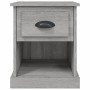 Nachttische 2 Stück graues Sperrholz 39x39x47,5 cm von vidaXL, Nachttische - Ref: Foro24-816141, Preis: 57,54 €, Rabatt: %