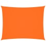 Toldo de vela rectangular tela Oxford naranja 2x3,5 m