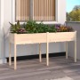 Planter with solid fir wood lining 161x45x76 cm by vidaXL, Pots and planters - Ref: Foro24-364236, Price: 118,94 €, Discount: %