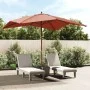 Sombrilla de jardín con poste de madera terracota 300x300x273cm de vidaXL, Sombrillas - Ref: Foro24-363196, Precio: 92,86 €, ...