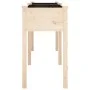 Planter with solid fir wood lining 161x45x76 cm by vidaXL, Pots and planters - Ref: Foro24-364236, Price: 116,72 €, Discount: %