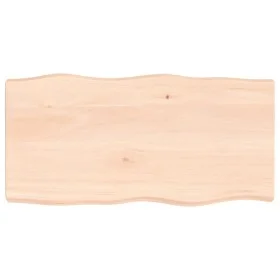 Massivholztischplatte mit Naturkante 100x50x(2-6) cm von vidaXL, Tischplatten - Ref: Foro24-363886, Preis: 56,39 €, Rabatt: %