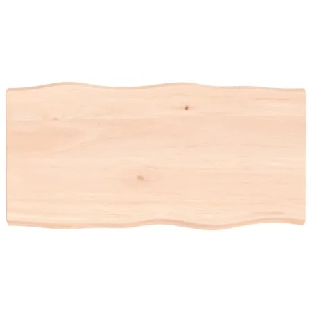 Solid wood table top natural edge 100x50x(2-6) cm by vidaXL, Table tops - Ref: Foro24-363886, Price: 56,39 €, Discount: %