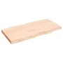 Solid wood table top natural edge 100x50x(2-6) cm by vidaXL, Table tops - Ref: Foro24-363886, Price: 56,39 €, Discount: %