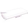 Solid wood table top natural edge 100x50x(2-6) cm by vidaXL, Table tops - Ref: Foro24-363886, Price: 56,39 €, Discount: %