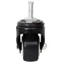 Ruedas para macetero 4 uds hierro negro 8x3,5x8 cm de vidaXL, Maceteros y jardineras - Ref: Foro24-364281, Precio: 12,25 €, D...