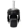 Ruedas para macetero 4 uds hierro negro 8x3,5x8 cm de vidaXL, Maceteros y jardineras - Ref: Foro24-364281, Precio: 13,16 €, D...