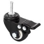 Ruedas para macetero 4 uds hierro negro 8x3,5x8 cm de vidaXL, Maceteros y jardineras - Ref: Foro24-364281, Precio: 12,25 €, D...