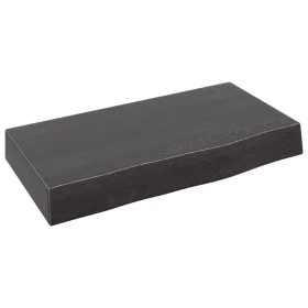 Wandregal aus dunkelbraun behandeltem Eichenholz, 40 x 20 x 6 cm von vidaXL, Regale und Regale - Ref: Foro24-363745, Preis: 2...