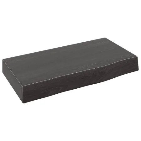 Dark brown treated oak wood wall shelf 40x20x6 cm by vidaXL, Shelves and shelves - Ref: Foro24-363745, Price: 24,55 €, Discou...