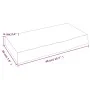 Wandregal aus dunkelbraun behandeltem Eichenholz, 40 x 20 x 6 cm von vidaXL, Regale und Regale - Ref: Foro24-363745, Preis: 2...