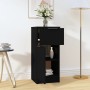 Aparador de madera contrachapada negro 30x30x70 cm de vidaXL, Aparadores - Ref: Foro24-811117, Precio: 56,94 €, Descuento: %