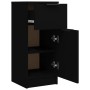 Schwarzes Sperrholz-Sideboard 30x30x70 cm von vidaXL, Sideboards - Ref: Foro24-811117, Preis: 56,94 €, Rabatt: %