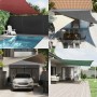 Toldo de vela rectangular tela Oxford naranja 2x3,5 m