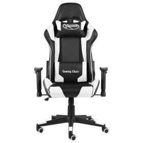 Silla gaming giratoria PVC blanco Silla gaming giratoria PVC blanco