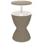 Light brown polypropylene 3-in-1 refrigerator table by vidaXL, Garden tables - Ref: Foro24-364158, Price: 144,44 €, Discount: %