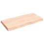Solid wood table top natural edge 80x40x(2-6) cm by vidaXL, Table tops - Ref: Foro24-363874, Price: 62,58 €, Discount: %