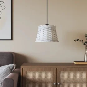 White wicker ceiling lamp shade Ø20x15 cm by vidaXL, Lampshades - Ref: Foro24-364365, Price: 15,35 €, Discount: %