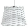Weißer Deckenlampenschirm aus Korbgeflecht, Ø20x15 cm von vidaXL, Lampenschirme - Ref: Foro24-364365, Preis: 15,35 €, Rabatt: %