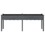 Planter with solid gray fir wood lining 203x53x76 cm by vidaXL, Pots and planters - Ref: Foro24-364241, Price: 112,47 €, Disc...