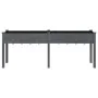 Planter with solid gray fir wood lining 203x53x76 cm by vidaXL, Pots and planters - Ref: Foro24-364241, Price: 115,06 €, Disc...