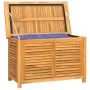 Garden storage box with solid teak bag 90x50x58 cm by vidaXL, Outdoor storage boxes - Ref: Foro24-363270, Price: 239,69 €, Di...
