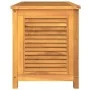 Garden storage box with solid teak bag 90x50x58 cm by vidaXL, Outdoor storage boxes - Ref: Foro24-363270, Price: 239,69 €, Di...