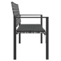 2-seater garden bench with gray synthetic rattan cushion by vidaXL, garden benches - Ref: Foro24-364120, Price: 58,78 €, Disc...