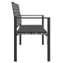 2-seater garden bench with gray synthetic rattan cushion by vidaXL, garden benches - Ref: Foro24-364120, Price: 57,74 €, Disc...