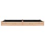 Flowerbed planter with solid fir wood lining 240x120x25 cm by vidaXL, Pots and planters - Ref: Foro24-364301, Price: 91,00 €,...