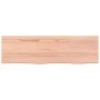 Light brown treated oak wood wall shelf 100x30x2 cm by vidaXL, Shelves and shelves - Ref: Foro24-363680, Price: 51,05 €, Disc...