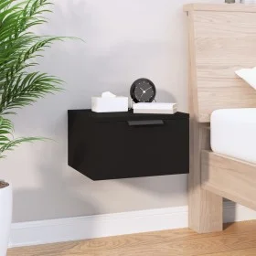Black wall bedside table 34x30x20 cm by vidaXL, Lockers and storage cabinets - Ref: Foro24-811378, Price: 33,11 €, Discount: %