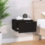 Black wall bedside table 34x30x20 cm by vidaXL, Lockers and storage cabinets - Ref: Foro24-811378, Price: 33,09 €, Discount: %