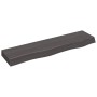 Wandregal aus dunkelbraunem, behandeltem Eichenholz 80x20x6 cm von vidaXL, Regale und Regale - Ref: Foro24-363781, Preis: 42,...