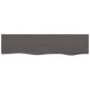 Estante de pared madera roble tratada marrón oscuro 80x20x6 cm de vidaXL, Estantes y estanterías - Ref: Foro24-363781, Precio...