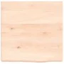 Untreated solid oak wood wall shelf 40x40x(2-4) cm by vidaXL, Shelves and shelves - Ref: Foro24-363510, Price: 32,60 €, Disco...