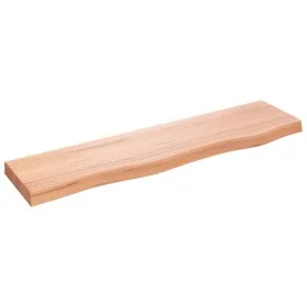 Wandregal aus hellbraun behandeltem Eichenholz, 80 x 20 x 4 cm von vidaXL, Regale und Regale - Ref: Foro24-363660, Preis: 44,...