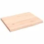 Untreated solid oak wood wall shelf 40x30x2 cm by vidaXL, Shelves and shelves - Ref: Foro24-363506, Price: 23,00 €, Discount: %