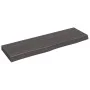 Dark brown treated oak wood wall shelf 100x30x(2-6)cm by vidaXL, Shelves and shelves - Ref: Foro24-363802, Price: 42,37 €, Di...