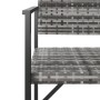 2-Sitzer-Gartenbank aus grauem synthetischem Rattan von vidaXL, Gartenbänke - Ref: Foro24-364122, Preis: 90,54 €, Rabatt: %