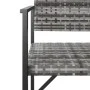 Banco de jardín de 2 plazas ratán sintético gris de vidaXL, Bancos de jardín - Ref: Foro24-364122, Precio: 89,04 €, Descuento: %