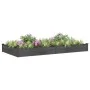 Flowerbed planter with gray fir wood lining 240x120x25 cm by vidaXL, Pots and planters - Ref: Foro24-364303, Price: 100,90 €,...