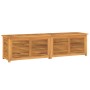 Garden storage box with solid teak bag 200x50x53 cm by vidaXL, Outdoor storage boxes - Ref: Foro24-363274, Price: 572,09 €, D...