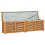 Garten-Aufbewahrungsbox mit massiver Teakholztasche 200x50x53 cm von vidaXL, Aufbewahrungsboxen für den Außenbereich - Ref: F...