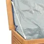 Garden storage box with solid teak bag 200x50x53 cm by vidaXL, Outdoor storage boxes - Ref: Foro24-363274, Price: 548,52 €, D...